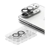  Apple iPhone Duo Ringke Camera Full Cover 9H edzett üveg kameravédő, fekete, 2 db thumbnail
