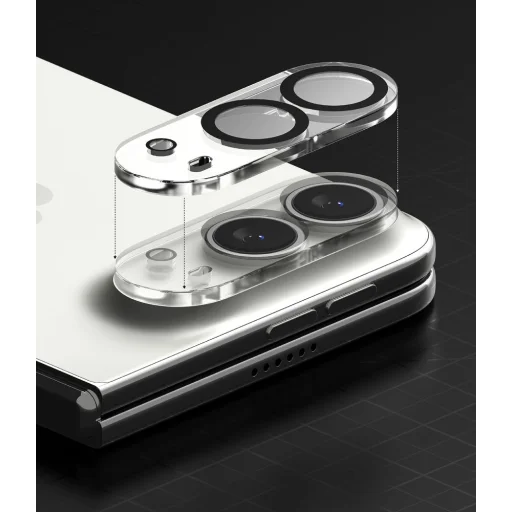  Apple iPhone Duo Ringke Camera Full Cover 9H edzett üveg kameravédő, fekete, 2 db - 5
