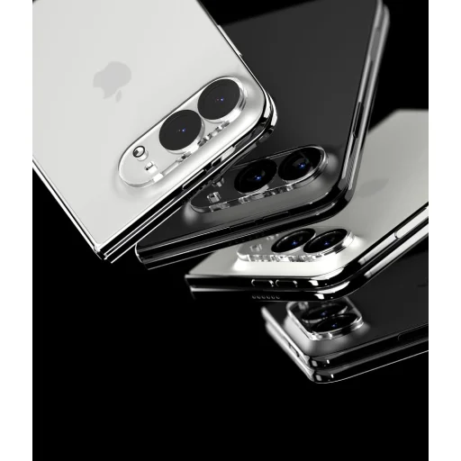  Apple iPhone Duo Ringke Camera Full Cover 9H edzett üveg kameravédő, fekete, 2 db - 6
