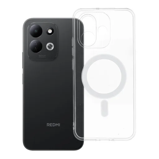  Xiaomi Redmi Note 17 4G / 5G átlátszó, 2 mm-es MagSafe-kompatibilis tok kameravédelemmel - 6