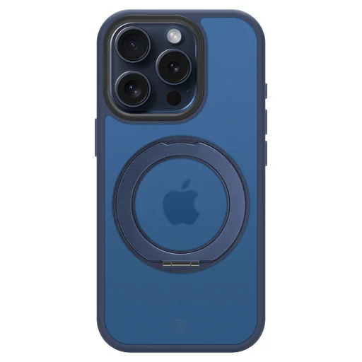  Apple iPhone 15 Pro mélykék Tactical MagForce Hyperstand tok - 3