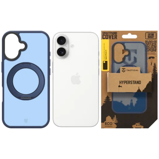  Apple iPhone 17 mélykék Tactical MagForce Hyperstand tok - 5