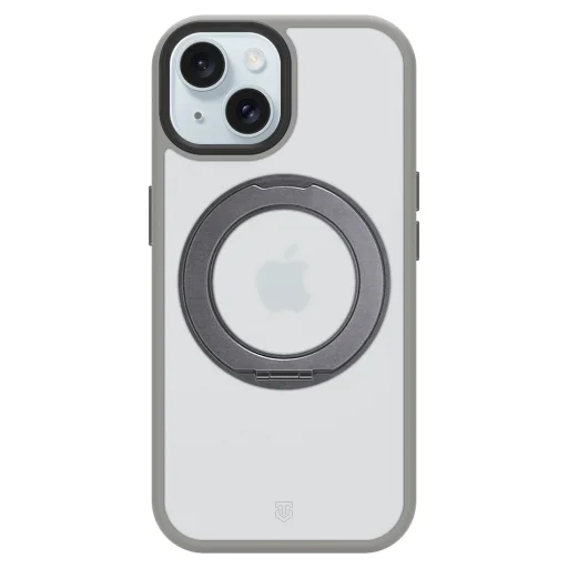  Apple iPhone 15 világosszürke Tactical MagForce Hyperstand tok - 3