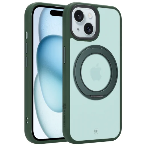  Apple iPhone 15 erdőzöld Tactical MagForce Hyperstand tok - 1