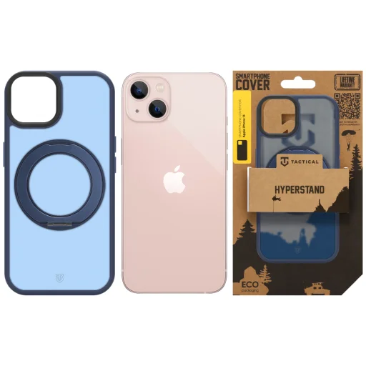  Apple iPhone 13 mélykék Tactical MagForce Hyperstand tok - 5