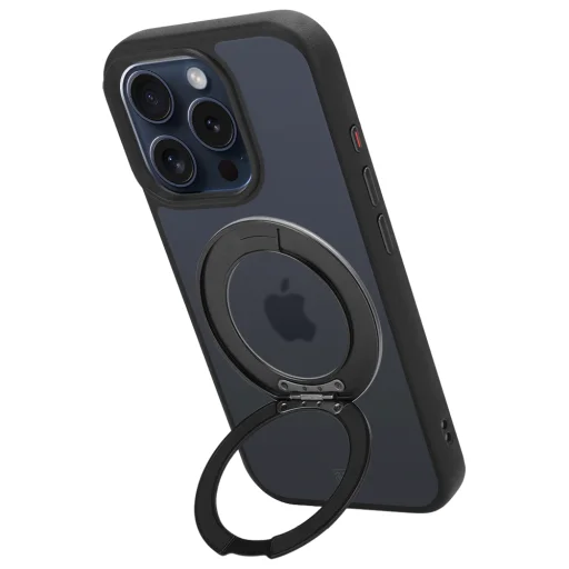  Apple iPhone 15 Pro aszfaltszínű Tactical MagForce Hyperstand tok - 4