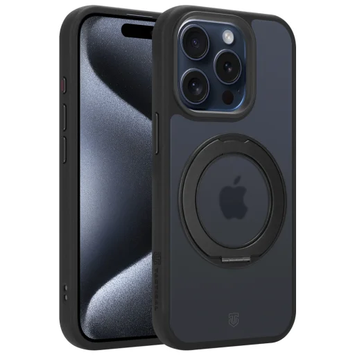  Apple iPhone 15 Pro aszfaltszínű Tactical MagForce Hyperstand tok - 1