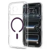  Apple iPhone 17 Pro / 18 Pro átlátszó-bordó Spigen Ultra Hybrid MagSafe tok thumbnail
