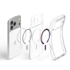  Apple iPhone 17 Pro / 18 Pro átlátszó-bordó Spigen Ultra Hybrid MagSafe tok thumbnail