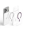  Apple iPhone 17 Pro / 18 Pro átlátszó-bordó Spigen Ultra Hybrid MagSafe tok thumbnail
