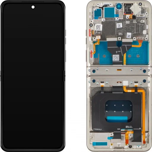 Motorola Razr 2025 / Razr 60 belső LCD-kijelzőmodul kerettel, Pantone legvilágosabb égszínkék - 1