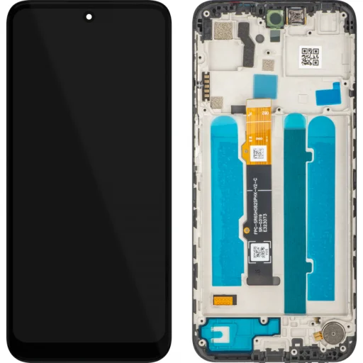 MP utángyártott LCD kijelzőmodul Motorola Moto G41 készülékhez, fekete - 1