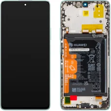 Huawei nova 11i LCD kijelzőmodul akkumulátorral, mentazöld