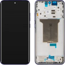Motorola Edge 70 Fusion+ / Edge 70 Fusion LCD-kijelzőmodul kerettel, Pantone keleti kék