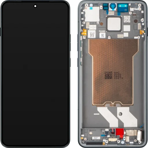 Motorola Edge 70 Max LCD kijelzőmodul kerettel, Pantone sötét árnyék - 1