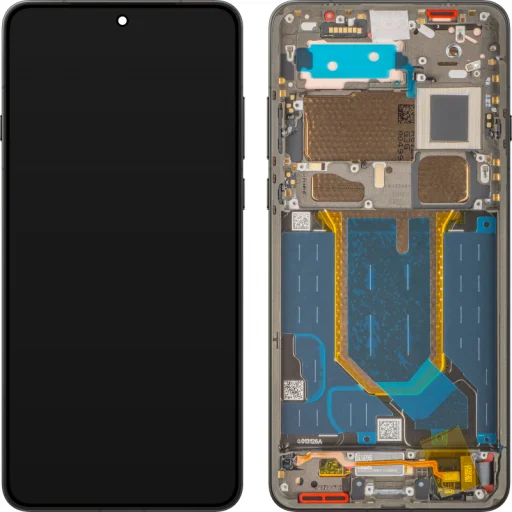 Oppo Find X9 Ultra LCD kijelzőmodul kerettel, tundrabarna - 1