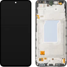 Samsung Galaxy A27 5G LCD kijelzőmodul kerettel, fekete