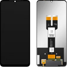 MP LCD kijelzőmodul Samsung Galaxy A07 5G A076 készülékhez, keret nélkül, fekete
