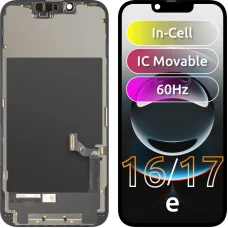 ZY LCD-kijelzőmodul Apple iPhone 17e / 16e készülékhez, fekete