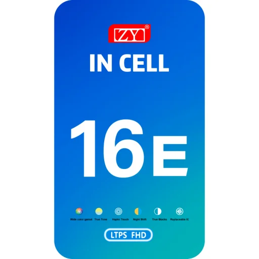 ZY LCD-kijelzőmodul Apple iPhone 17e / 16e készülékhez, fekete - 4