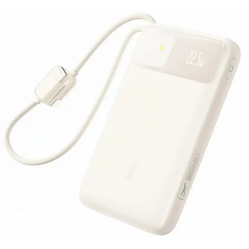 Baseus EnerFill FC11 külső akkumulátor, 10000 mAh, 22,5 W, bézs (E0030401) - 1