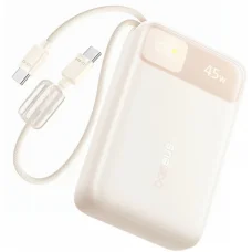 Baseus EnerFill FC11 külső akkumulátor, 20 000 mAh, 45 W, bézs – E0031101