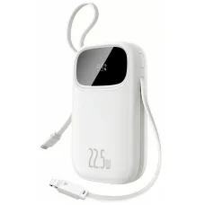 Baseus EnerFill FC31 10000 mAh, 22,5 W külső akkumulátor, fehér – P10082106213-00
