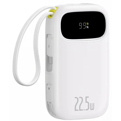 Baseus EnerFill FC31 10000 mAh, 22,5 W külső akkumulátor, fehér – P10082106213-00 - 2
