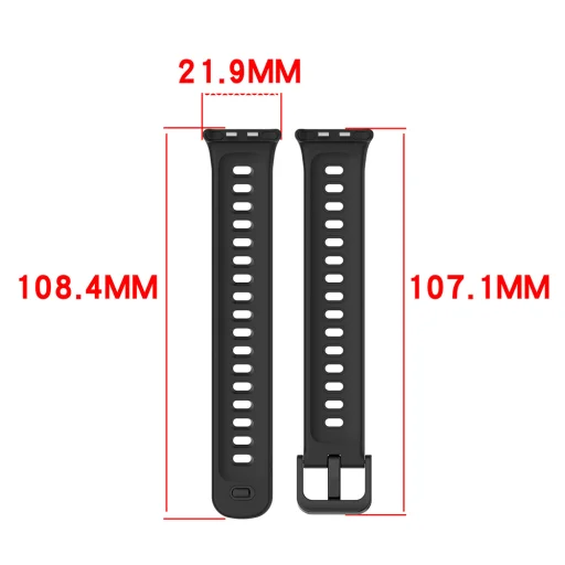 Techsuit W081 szilikon óraszíj Honor Band 11 / Band 11 Pro modellekhez, levendula - 4