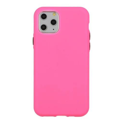 IPHONE 12/12 PRO Solid szilikon tok pink - 1