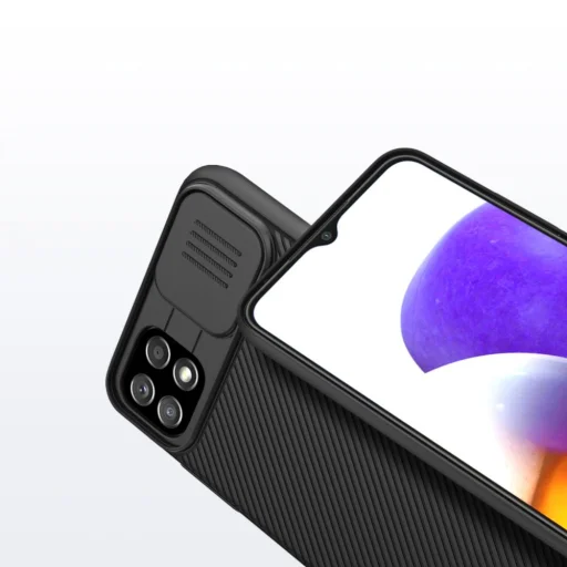 Samsung A22 5G Nillkin CamShield Pro tok fekete - 2
