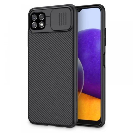 Samsung A22 5G Nillkin CamShield Pro tok fekete - 1