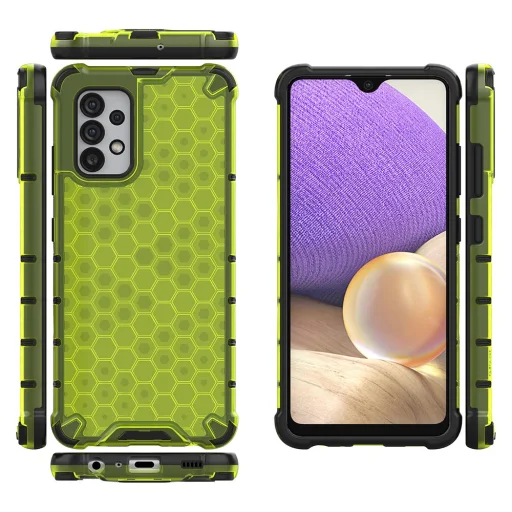 Samsung A32 4G Honeycomb armor TPU tok zöld - 3