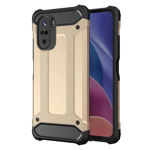 Xiaomi Redmi K40 Pro+ / K40 Pro / K40 / Poco F3 Hybrid Armor tok arany - 1