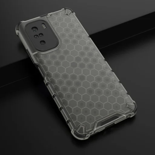 Xiaomi Redmi K40 Pro+ / K40 Pro / K40 / Poco F3 Honeycomb armor TPU tok fekete - 12