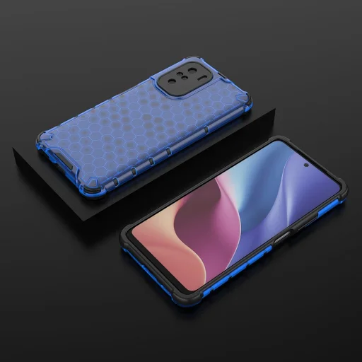 Xiaomi Redmi K40 Pro+ / K40 Pro / K40 / Poco F3 Honeycomb armor TPU tok kék - 2