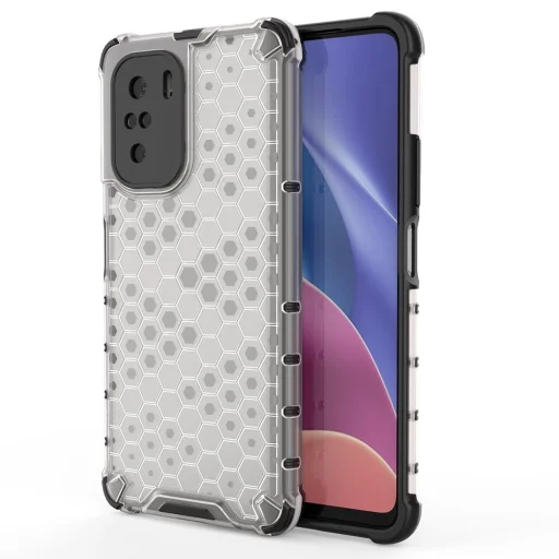Xiaomi Redmi K40 Pro+ / K40 Pro / K40 / Poco F3 Honeycomb armor TPU tok átlátszó - 1
