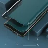 Xiaomi Redmi K40 Pro+ / K40 Pro / K40 / Poco F3 Eco Leather View Case intelligens fliptok piros - 12