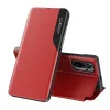 Xiaomi Redmi Note 10 Pro Eco Leather View Case intelligens fliptok piros thumbnail