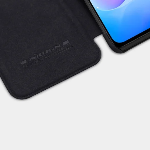 K40 Pro+ / K40 Pro / K40 / Poco F3 / Mi 11i Nillkin Qin bőr fliptok fekete - 12