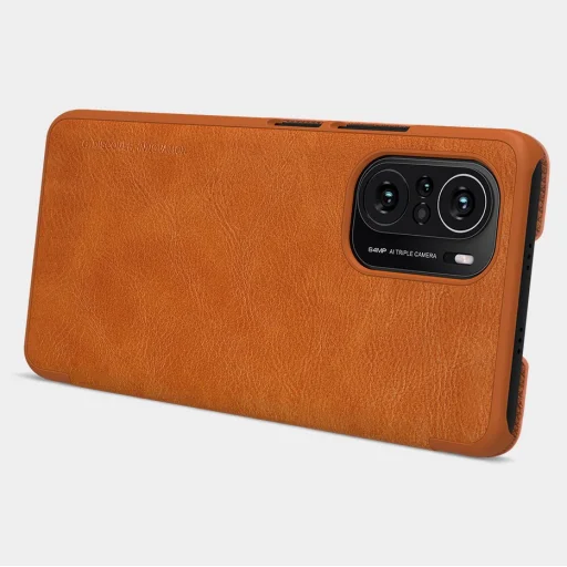 K40 Pro+ / K40 Pro / K40 / Poco F3 / Mi 11i Nillkin Qin bőr fliptok fekete - 15