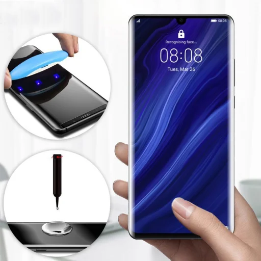 Samsung S21 Ultra Wozinsky UV kijelzővédő 9H üvegfólia (UV lámpa és ragasztó nélkül) - 3