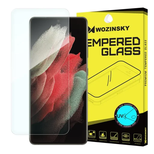 Samsung S21 Ultra Wozinsky UV kijelzővédő 9H üvegfólia (UV lámpa és ragasztó nélkül) - 1