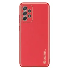 Samsung A72 4G Dux Ducis Yolo Elegáns Tok TPU és PU anyagból készülékhez piros