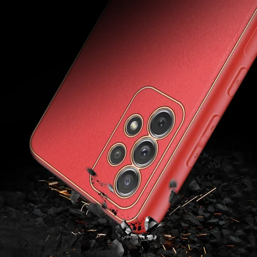 Samsung A72 4G Dux Ducis Yolo Elegáns Tok TPU és PU anyagból készülékhez piros - 10