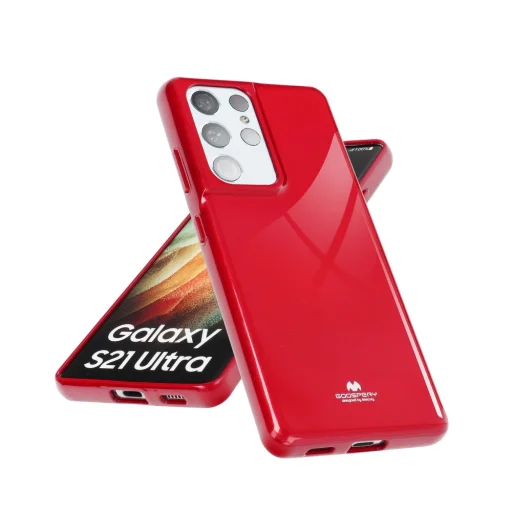 Samsung A22 5G Mercury Jelly szilikon tok piros - 2