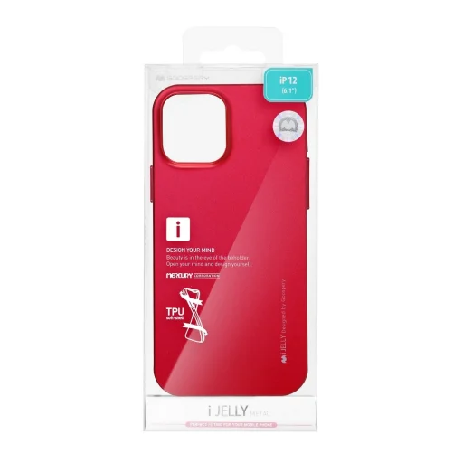 iPhone 13 Pro Max Mercury i-Jelly TPU tok piros - 3
