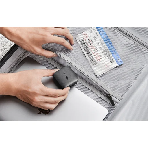 Ugreen CD216 Hálózati gyorstöltő adapter 2xUSB Type-C 66W PD fekete - 4