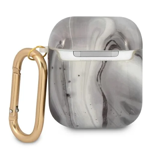 Guess GUA2UNMK Marble AirPods 1/2 tok fekete - 2
