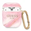 Guess GUA2UNMP Marble AirPods 1/2 tok pink thumbnail